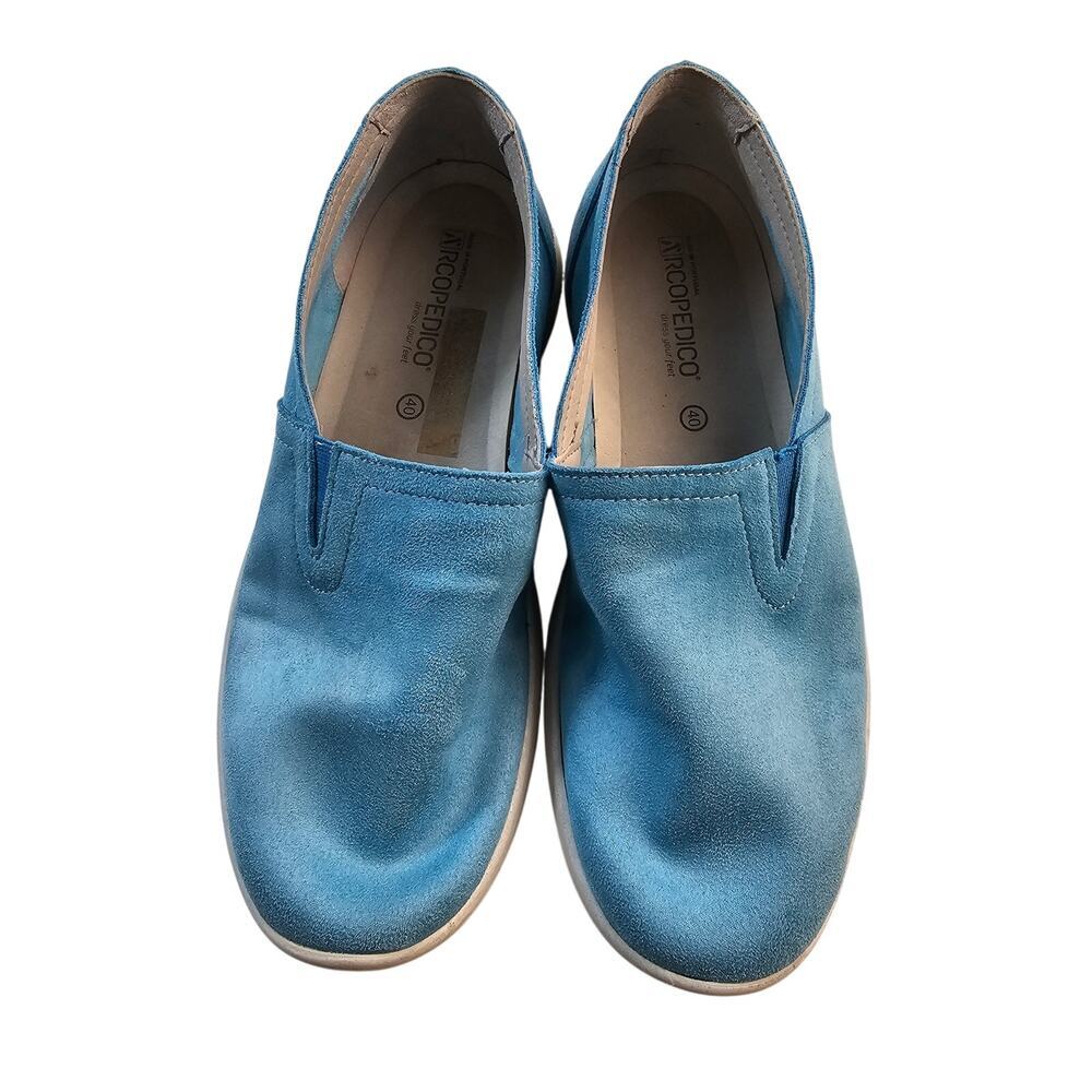 9 /9.5 sz 40 arcopedico blue sky slip on comfort orthopedic tennishoes shoes - Picture 4 of 10